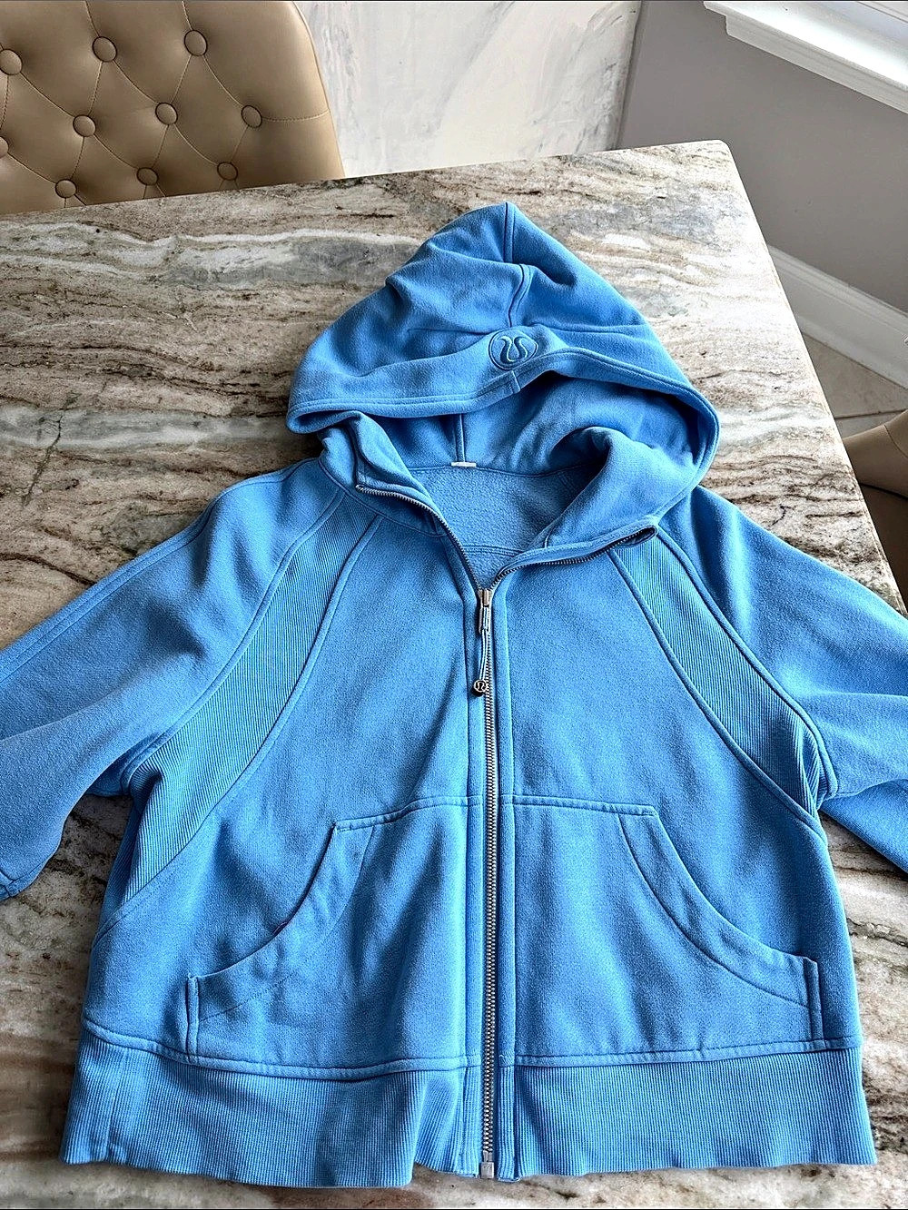 Lululemon Scuba Oversized Full-Zip Hoodie Blue